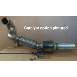 Adapter for use with Trackslag downpipe to S3 (8p) OEM Exhaust